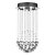 billige Vedhængslys-4-lys 32 cm krystal vedhængslampe metal krom moderne moderne 110-120v / 220-240v