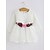 cheap Casual Dresses-Toddler Little Girls&#039; Dress Patchwork Daily White Yellow Blushing Pink Long Sleeve Floral Dresses Fall Spring