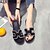 Χαμηλού Κόστους Γυναικείες Παντόφλες &amp; Σαγιονάρες-Γυναικεία Παντόφλες &amp; flip-flops Τακούνι Σφήνα Στρογγυλή Μύτη Τεχνητό διαμάντι PU Ανατομικό Καλοκαίρι Μαύρο / Ασημί