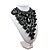 ieftine Coliere-Pentru femei Onix Cristal Colier Choker Coliere cu Pandativ Coliere cu Pieptar Turn femei Gotic Pietre sintetice Reșină Negru Coliere Bijuterii 1 buc Pentru Petrecere Costume Cosplay / Lănțișoare