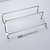 cheap Towel Bars-Bathroom Towel Bar Chrome Multilayer New Design Stainless Steel Bath 3 Rods Towel Rack Wall Mounted Silvery 1pc