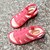 Недорогие Обувь для девочек-Девочки Обувь ПВХ Весна лето Удобная обувь Сандалии для Оранжевый / Персиковый / Розовый