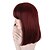 cheap Synthetic Trendy Wigs-Synthetic Wig Wavy Bob Wig Red Ombre Medium Length Black / Red Synthetic Hair Women&#039;s Party Classic Red Ombre