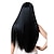 economico Parrucca per travestimenti-parrucca della famiglia Addams parrucca sintetica parrucca con parte centrale parrucca lunga nera naturale n. 1b capelli sintetici regolabili resistenti al calore sintetici