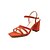 cheap Women&#039;s Sandals-Women&#039;s Suede Summer Comfort Sandals Chunky Heel Open Toe Buckle Black / Orange / Blue