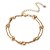 cheap Body Jewelry-Anklet Ankle Bracelet Ladies Simple Bohemian Women&#039;s Body Jewelry For Holiday Going out Layered Alloy Drop Gold Silver 1pc