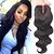 cheap Closure &amp; Frontal-Brazilian Hair 4x4 Closure Wavy Swiss Lace Human Hair Women&#039;s Best Quality / Hot Sale / Lace Closure Christmas / Christmas Gifts / Wedding