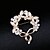 abordables Pin&#039;s et broches-Femme Zircon cubique Broche Classique Elégant Broche Bijoux Dorée Pour Mariage Festival