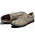 cheap Men&#039;s Oxfords-Men&#039;s Comfort Shoes Pigskin Fall Oxfords Dark Grey / Khaki / Dark Blue / Outdoor