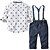 preiswerte Kleidersets für Babys (Jungen)-Baby Jungen Grundlegend Alltag Druck Druck Langarm Standard Kleidungs Set Weiß