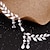 cheap Trendy Jewelry-1 Pair Stud Earrings Dangle Earrings For Women&#039;s Cubic Zirconia Wedding Gift Daily Alloy Leaf