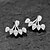 cheap Accessories Clearance-2pcs Stud Earrings Dangle Earrings For Women&#039;s Cubic Zirconia tiny diamond Party Wedding Daily Alloy Teardrop / Jacket Earrings