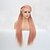 cheap Premium Synthetic Lace Wigs-Synthetic Lace Front Wig Straight Braid Lace Front Wig Pink Long Pink Synthetic Hair Women&#039;s Heat Resistant Pink