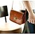 cheap Crossbody Bags-Women&#039;s Bags PU Leather Shoulder Messenger Bag Crossbody Bag Buttons Leather Bag Daily Outdoor Wine White Black Khaki