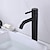 cheap Classical-Bathroom Sink Faucet,Single Handle Matte Black Centerset Bath Taps,Stainless Steel COD Bathroom Faucet Adjustable to Cold and Hot Water