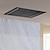 billige Regndusj-baderom takmontert dusjkran, høyflyt rustfritt stål 50 x 36 cm rektangulær regndusjkran, skjult trykkbalanse dusjhode komplett med led