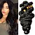 cheap Natural Color Hair Weaves-6 Bundles Malaysian Hair Body Wave Human Hair Extension Bundle Hair One Pack Solution 8-28 inch Natural Natural Color Human Hair Weaves Smooth Extention Fashion Human Hair Extensions / Unprocessed