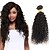 cheap Natural Color Hair Weaves-3 Bundles Hair Weaves Peruvian Hair Kinky Curly Curly Weave Human Hair Extensions Human Hair Natural Color Hair Weaves / Hair Bulk 8-24 inch High Quality / 10A