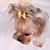baratos Roupa para Cães-Cachorros Gatos Ornamentos Acessórios de Cabelo Roupas de cachorro Poá Laço Doce Roupas para Cães Roupas de cachorro Roupas de cachorro Amarelo Vermelho Fúcsia Ocasiões Especiais para menina e menino