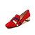 cheap Women&#039;s Slip-Ons &amp; Loafers-Women&#039;s Loafers &amp; Slip-Ons Chunky Heel Closed Toe Comfort Slingback Daily Outdoor Suede Black Red Blue