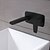 billige Armaturer til badeværelset-Håndvasken vandhane - Standard / Vægmontering Olie-gnedet Bronze Vægmonteret Enkelt håndtere to HullerBath Taps