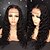cheap Human Hair Wigs-Remy Human Hair Lace Front Wig With Ponytail style Brazilian Hair Curly Natural Black Wig 130% Density with Baby Hair Natural Hairline Bleached Knots Women&#039;s Long Human Hair Lace Wig ELVA HAIR