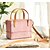cheap Handbag &amp; Totes-Women&#039;s Bags Cowhide Tote Zipper Black / Blushing Pink / Yellow