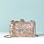 ieftine Genți De Seară &amp; Plicuri-Women&#039;s Crystals / Hollow-out PU Evening Bag Rhinestone Crystal Evening Bags Black / White / Blushing Pink