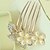 cheap Hair Clips-Decorations / Side Combs Hair Accessories Synthetic Gemstones / Alloy Wigs Accessories Women&#039;s 1pcs pcs 1-4inch cm Special Occasion / Daily Archaistic / Classic Crystal / Lovely