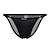 billige Eksotisk herreundertøy-Men&#039;s 1pack Briefs G-string Underwear String Basic Spandex Solid Colored Low Waist Normal Light Blue Black