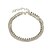 cheap Body Jewelry-Ankle Bracelet feet jewelry Ladies Simple Fashion Women&#039;s Body Jewelry For Daily Going out Layered Stacking Stackable Cubic Zirconia Silver-Plated Alloy Drop Silver 1pc