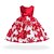 tanie Sukienki niemowlęce dla dziewczynek-Baby Girls&#039; Vintage Party Birthday Cotton Patchwork Christmas Sleeveless Knee-length Dress Green Black Red