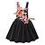 cheap Baby Girls&#039;  Dresses-Baby Girls&#039; Active Vintage Daily Holiday Floral Embroidered Sleeveless 50-60 cm Dress Black / Toddler