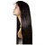 cheap Synthetic Lace Wigs-Synthetic Wig Synthetic Lace Front Wig Straight Kardashian Layered Haircut Lace Front Wig Long Black#1B Dark Brown Synthetic Hair 26 inch Women&#039;s Soft Adjustable Heat Resistant Black Brown