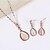 cheap Jewelry Sets-Women&#039;s Pendant Necklace Dangle Earrings Long Drop Ladies Fashion Sweet Earrings Jewelry Gold For Evening Party Going out