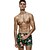 cheap Men&#039;s Swimwear &amp; Beach Shorts-Men&#039;s Swim Trunks Swim Shorts Board Shorts Swimwear Print Swimsuit Comfort Beach Floral Active Basic Green / Mid Waist