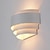 abordables Apliques de pared LED-Lightinthebox luces de pared empotradas para exteriores led 60w camino metal semicírculo luz de pared moderno contemporáneo 110-120v 220-240v