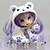 cheap Anime Action Figures-Anime Action Figures Inspired by Cosplay Snow Miku PVC(PolyVinyl Chloride) 7 cm CM Model Toys Doll Toy
