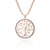 cheap Necklaces-Women&#039;s AAA Cubic Zirconia Statement Necklace Cross Body Tree of Life life Tree Ladies Classic Holiday Army Rhinestone Alloy Rose Gold Gold Silver 75 cm Necklace Jewelry 1pc For Going out Club