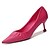 cheap Women&#039;s Heels-Women&#039;s Heels Kitten Heel Pointed Toe PU Basic Pump Summer Fuchsia / Black / Beige / Daily