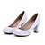 billige Højhælede sko til kvinder-Women&#039;s Heels Plus Size Daily Stiletto Heel Comfort PU Black White Red