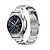 billige Samsung klokkebånd-2-pakning Klokkerem til Samsung Galaxy Watch 3 45mm, Galaxy Wacth 46mm, Gear S3 Classic / Frontier, Gear 2 Neo Live Rustfritt stål Erstatning Stropp 22mm Milanesisk rem Lenkearmbånd Armbånd