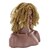 cheap Synthetic Trendy Wigs-Synthetic Wig Curly Asymmetrical Wig Blonde Short Medium Length P-Strawberry Blonde / Bleach Blonde Synthetic Hair Women&#039;s Natural Hairline African American Wig Blonde