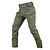 cheap Trousers &amp; Shorts-Men&#039;s Hiking Pants Trousers Softshell Pants Solid Color Outdoor Breathable Quick Dry Wear Resistance Softshell Cotton Pants / Trousers Bottoms Army Green Hiking Outdoor Exercise Multisport S M L XL