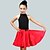 cheap Kids&#039; Dancewear-Latin Dance Skirts Ruching Girls&#039; Performance Sleeveless Natural Spandex