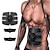 cheap Sports Support &amp; Protective Gear-Abs Stimulator Abdominal Toning Belt EMS Abs Trainer Sports Fitness Gym Workout Electronic Wireless Muscle Toner Weight Loss For Women Men Leg Abdomen