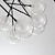 billige Sputnikdesign-27-lys 75 cm lysekrone led pendel lys metal glas sputnik malet finish kunstnerisk globus 110-120v 220-240v