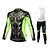 abordables Ensembles de vêtements pour hommes-Malciklo Homme Manches Longues Maillot et Cuissard Long Avec Bretelles Velo Cyclisme Blanc Noir Lion Vélo Maillot Collant à Bretelles / Corsaire Bretelles Ensembles de Sport Respirable La peau 3