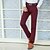 cheap Chinos-Men&#039;s Dress Pants Chinos Solid Colored Full Length Pants Formal Party Basic Simple Slim Black Wine Micro-elastic / Work