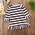 cheap Baby Girls&#039;  Dresses-Baby Girls&#039; Active / Basic Daily / Holiday Striped Tassel / Embroidered Long Sleeve Regular 50-60 cm Dress Brown / Toddler